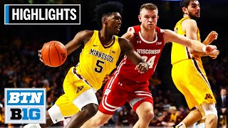 Highlights: Willis Goes for 21 in Win | Wisconsin at Minnesota | Feb. 5, 2020