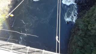 Bungee jump accident rope cuts off victoria falls