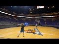 CRAZY Trick Shots in NBA ARENA!