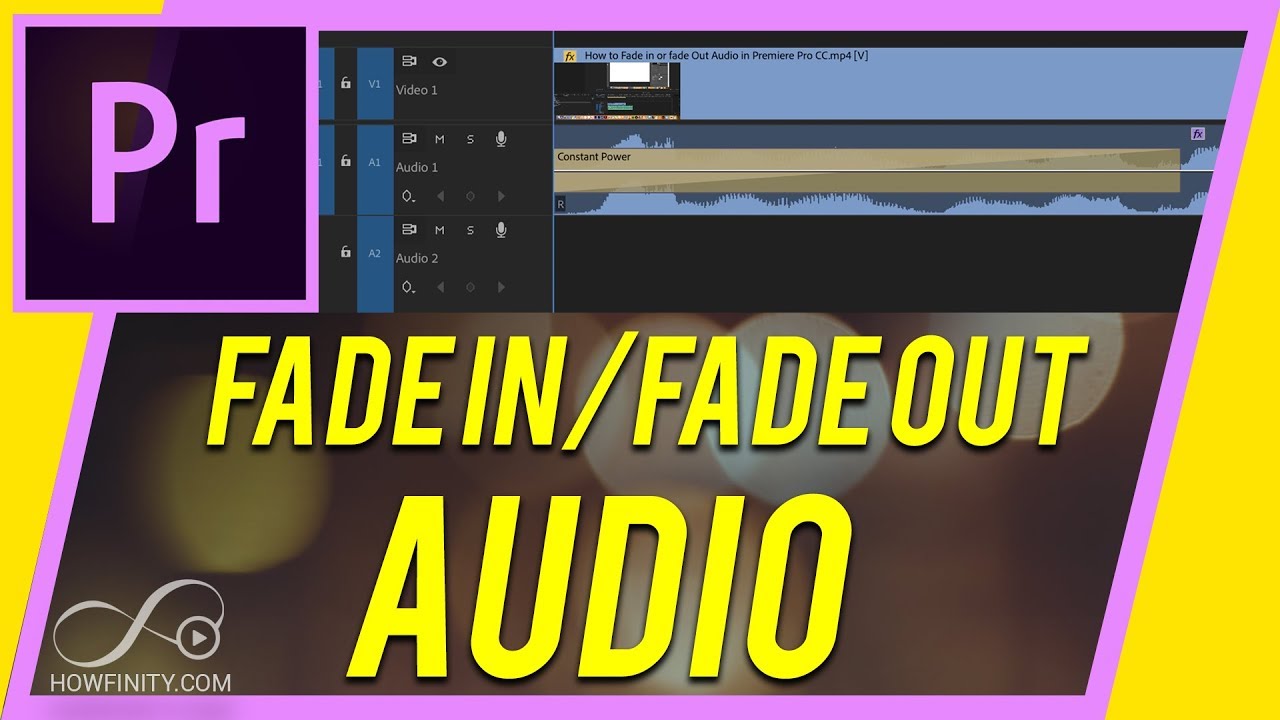 How To Fade In Or Fade Out Audio In Premiere Pro CC - YouTube