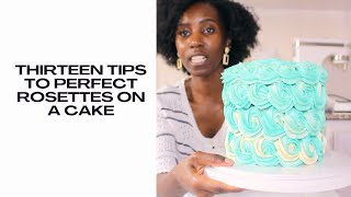 How to Perfect Rosettes on a Cake