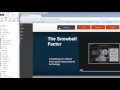 The Panel Menu in 90 Second Website Builder