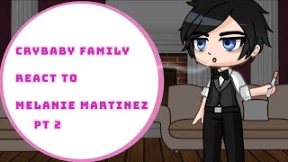 Crybaby Family React to Melanie Martinez | Pt. 2| 6k+ special!!|
