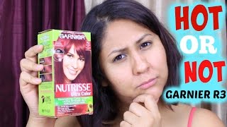 HOT or NOT: Garnier R3 DIY hair dye  light intense auburn without bleach | JenBeauty13