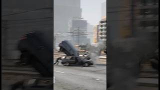 Police attempts to push Vehicle to Safety, But It Turns Into a Horrific Crash!!