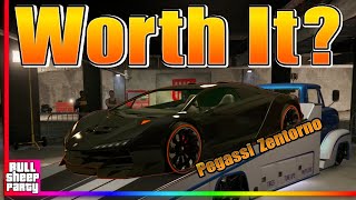 IS IT WORTH IT ? The New Pegassi Zentorno Car Free Prize Ride GTA 5 Online Review \u0026 Customization