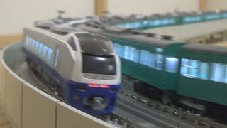 2021年2月19日 今日の鉄道模型シリーズ#349 GM E653系フレッシュひたち(青+黄)/TOMIX 103系エメラルドグリーン