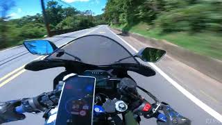 YAMAHA R15M | Stock Exhaust | Gopro Hero 9 | 北宜下山