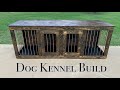 Building an Indoor Double Dog Kennel (with removable trays!)