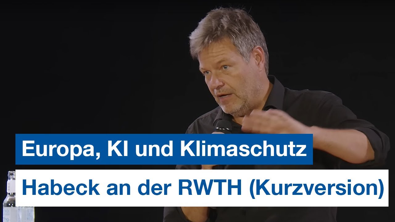 Vizekanzler An Der RWTH: Im Dialog Mit Robert Habeck - YouTube