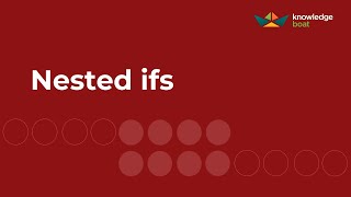 Nested ifs | ICSE Computer Applications | Java & BlueJ