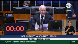 Plenário - Breves Comunicados - Discursos Parlamentares - 19/10/2021
