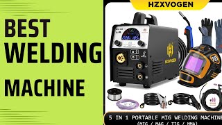 HZXVOGEN 5 in 1 MIG 185 Semi-Automatic Welding Machine Gas Mix-gas Non-Gas MIG/TIG/ARC