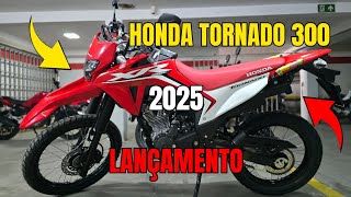 PERFEITA! NOVA TORNADO 300 VERMELHA 2025 - LANÇAMENTO EM DETALHES