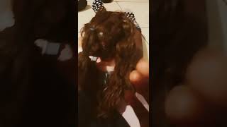 I'm doing Kat's hair for Amari 8th Birthday party. like this video if you like her hair