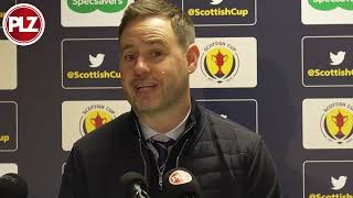 Michael Beale explains why he allowed Partick Thistle to score an uopposed goal