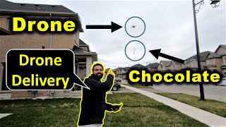 Drone Se Ki Salt Ki Delivery 😲 | Canada Couple Vlogs
