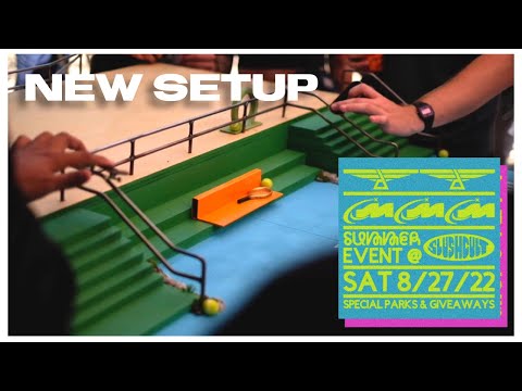 New Setup For A Fingerboard Event Youtube