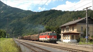 ÖBB 2043 in Möllbrücke-Sachsenburg, Markt Sachsenburg