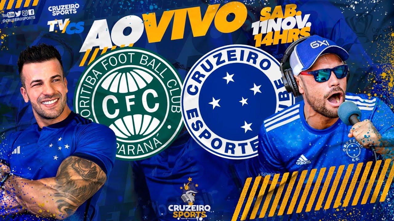 🔴 CORITIBA X CRUZEIRO | 34ª RODADA BRASILEIRO | JORNADA ESPORTIVA ...