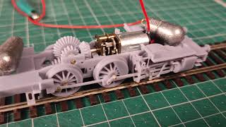 3d printed steam locomotive h0 scale. First run