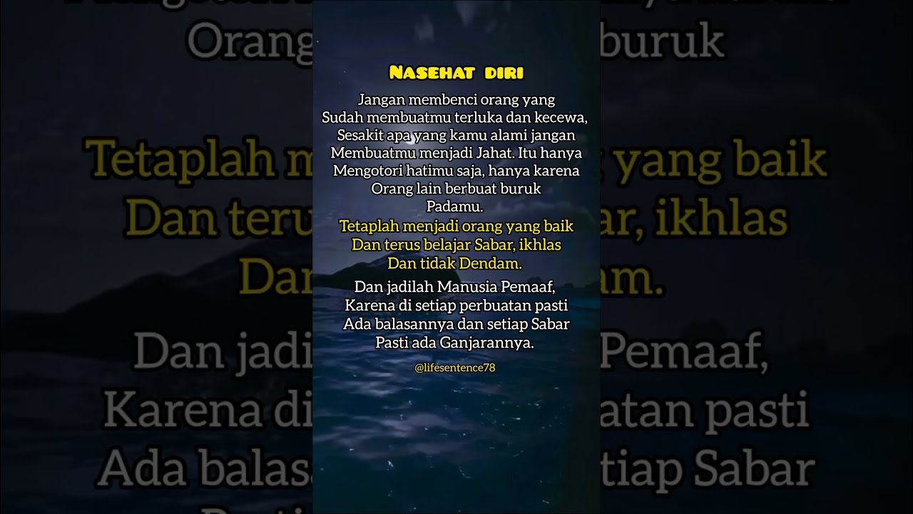 Life Sentence 260 Katakehidupan Katakatabijak Motivasihidup Youtube Life Sentence 260 Katakehidupan Katakatabijak Motivasihidup Youtube