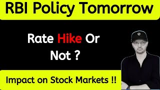 RBI Monetary Policy Tomorrow | RBI Policy latest news | RBI policy impact  Stock Market #rbi