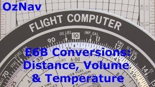 AusNav #4 - E6B Flight Computer - Conversions Tutorial