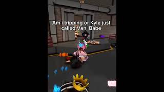 Kyle just called Vani babe🥰❤️ #vanilbean #kreativekyle #babe #mm2 #shorts