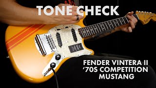 TONE CHECK: Fender Vintera II '70s Competition Mustang Demo | Cream City Music