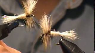 fly tying with hugh!  white wolf dry fly.