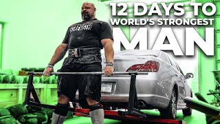 CAR DEADLIFT Ft. GABE PENA | 12 DAYS TO WORLD'S STRONGEST MAN