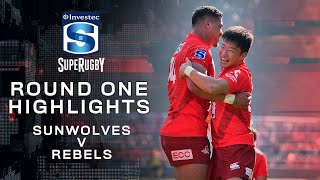 ROUND ONE HIGHLIGHTS | Sunwolves v Rebels – 2020