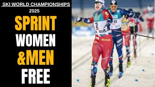 Ski World Championships 2025 Sprint (free) Cross Country Skiing