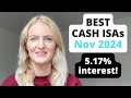 Best Cash ISAs 2024: November Update