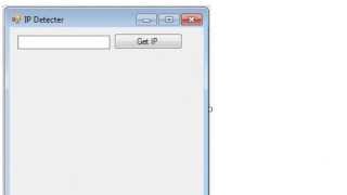 How to make an IP Detecter in Visual Basic 2008 Express