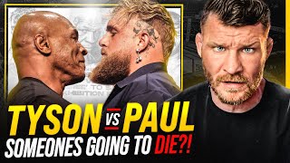 BISPING reacts: JAKE PAUL "One of Us Has to DIE" Mike Tyson | PRESS CONFERENCE REACTION