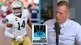 Kyle Hamilton of Notre Dame is Chris Simms' top safety in 2022 NFL Draft | Chris Simms Unbuttoned