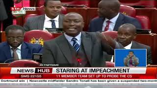 MPs approve motion to impeach CS Linturi