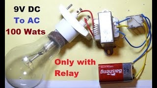 DC to AC with Relay only