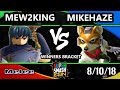 SSC 2018 SSBM - FOX MVG | Mew2King (Marth) Vs. bc | MikeHaze (Fox) - Smash Melee Winners Top 24