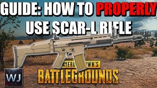 GUIDE: How to PROPERLY use the SCAR-L Assault Rifle in PLAYERUNKNOWN's BATTLEGROUNDS (PUBG)