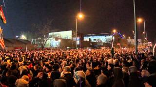 Románok elleni szurkolás a Puskás Stadion mellett 🇭🇺-🇷🇴👏