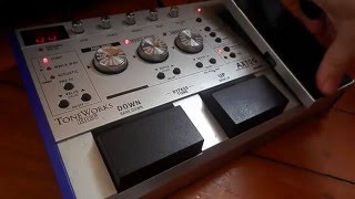 Korg AX10G multi effects pedal demo, review, brief tutorial