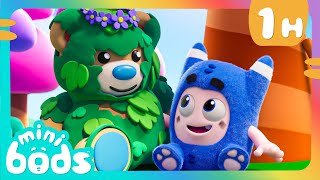 Teddy Bear Hedge | Minibods | Mini Oddbods | Baby Oddbods | Funny Cartoons For Kids