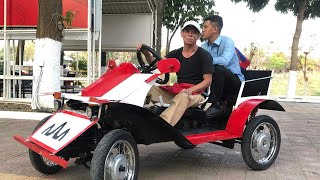 ស្នាដៃកូនខ្មែរ home make toy car