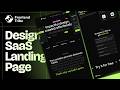 Build a NEXT LEVEL SaaS Landing Page with Next.js, React, TailwindCSS and Framer Motion