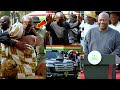 Volta region received President Mahama on his first Nationwide thank you tour