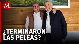 Ricardo Monreal y Adán Augusto López liman asperezas; “acordaron privilegiar la unidad”