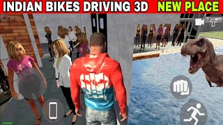 Indian Bikes Driving 3d | New Place and Dinosaur | Funny Gameplay Indian Bikes Driving 🤣🤣